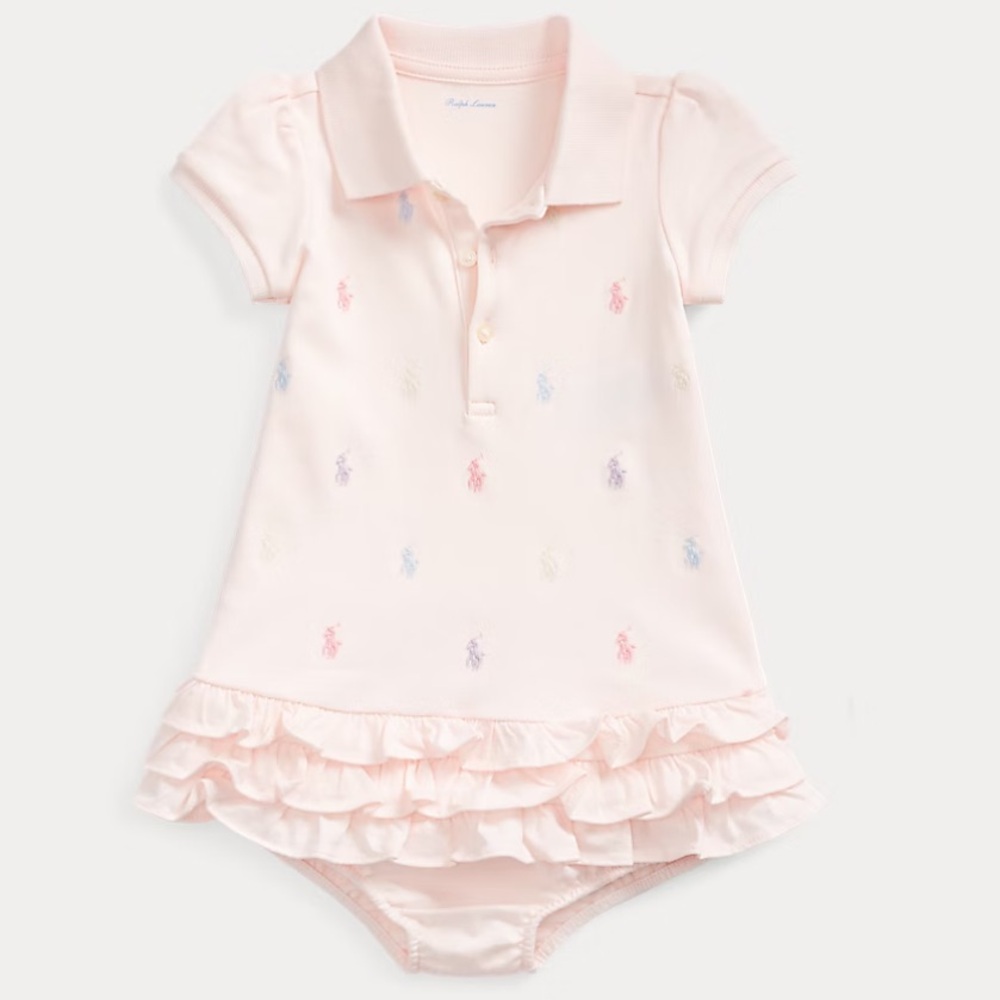 Ruffled Polo Dress & Bloomer